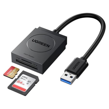 USB 3.0 TF & SD Card Reader [5Gbps]