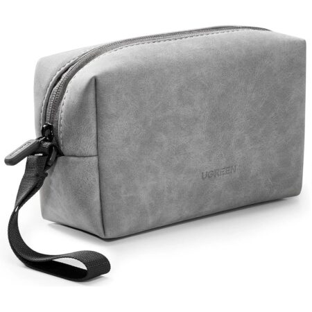 Electronics Accessories Storage Bag made with PU Leather